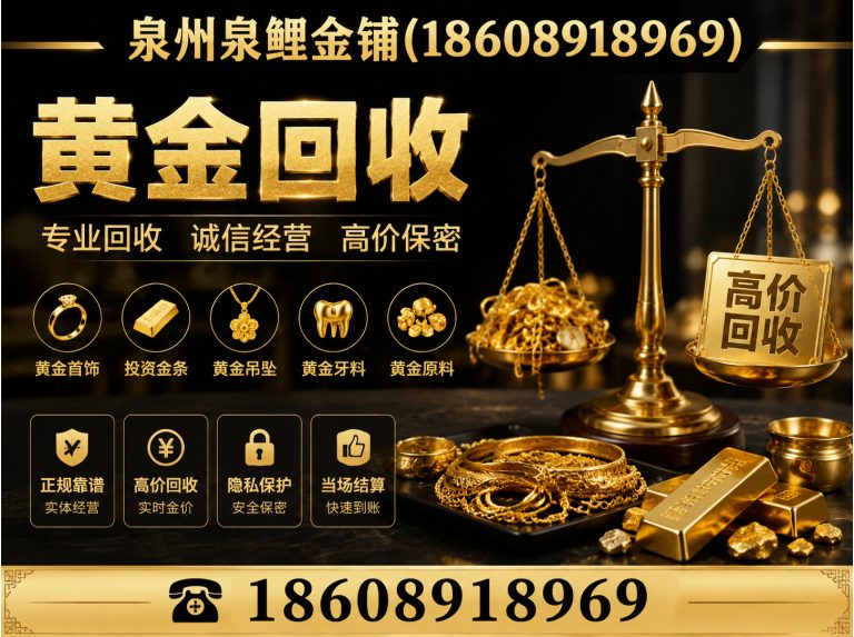 南安市泉州黄金回收展示图